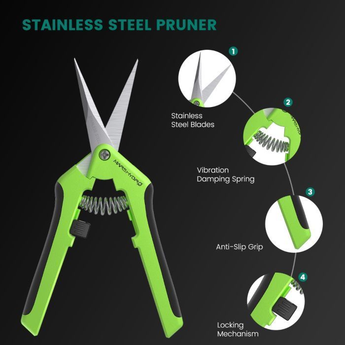 Mars Hydro TS 600 LED Grow Light + 2'X2'X4.5' (60X60X140CM) Grow Tent Kits+4” iFresh Full Fan Kits