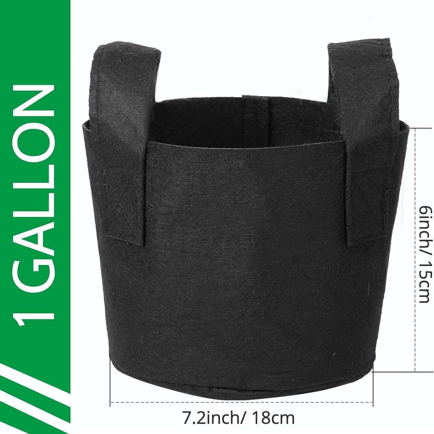 Growhouse Heavy Duty Grow Bags 1/2/3/5/7/10/20/30/40/50/100 Gallons