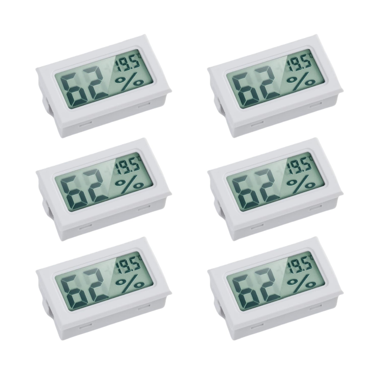 Mini Digital Hygrometer Thermometer - LCD Temperature and Humidity Meter for Humidors, Greenhouses, and Grow Tents