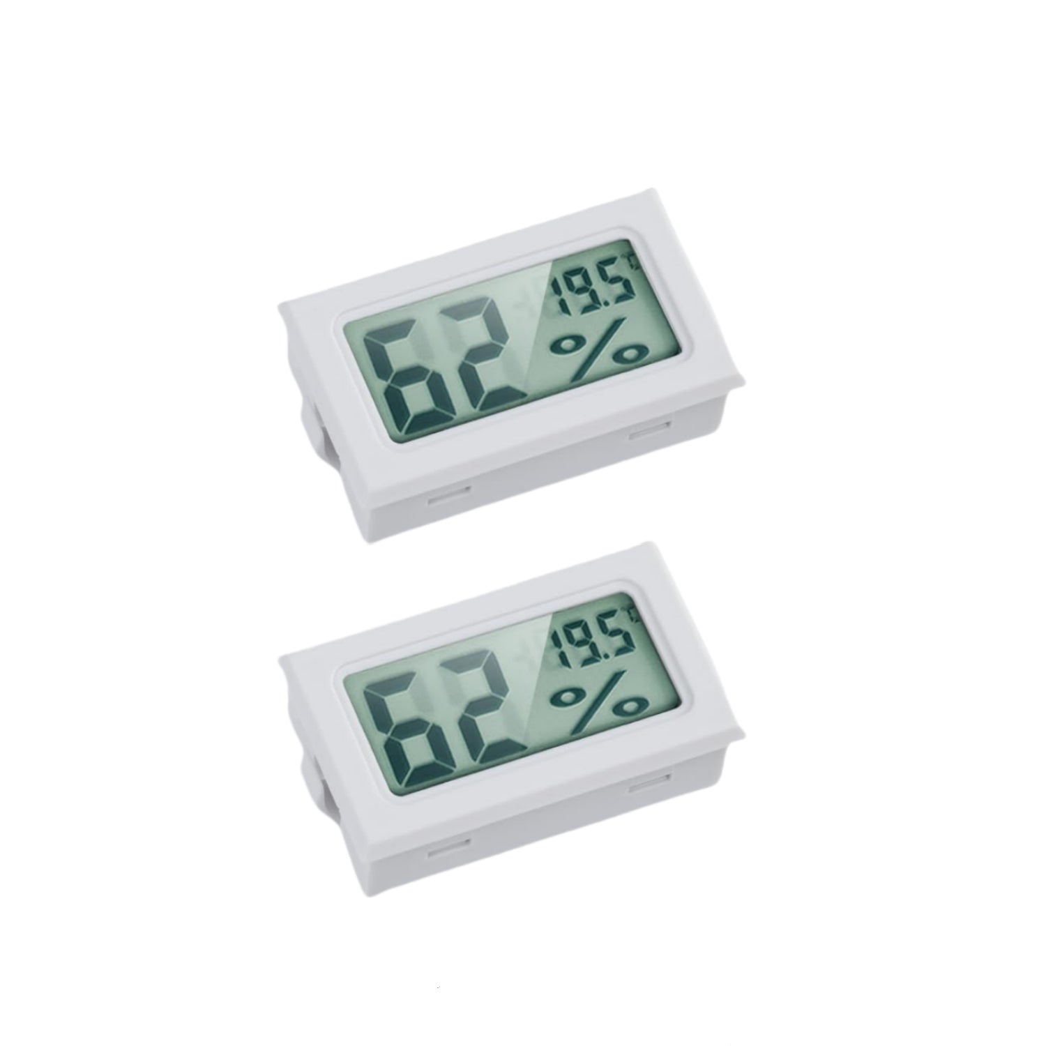 Mini Digital Hygrometer Thermometer - LCD Temperature and Humidity Meter for Humidors, Greenhouses, and Grow Tents