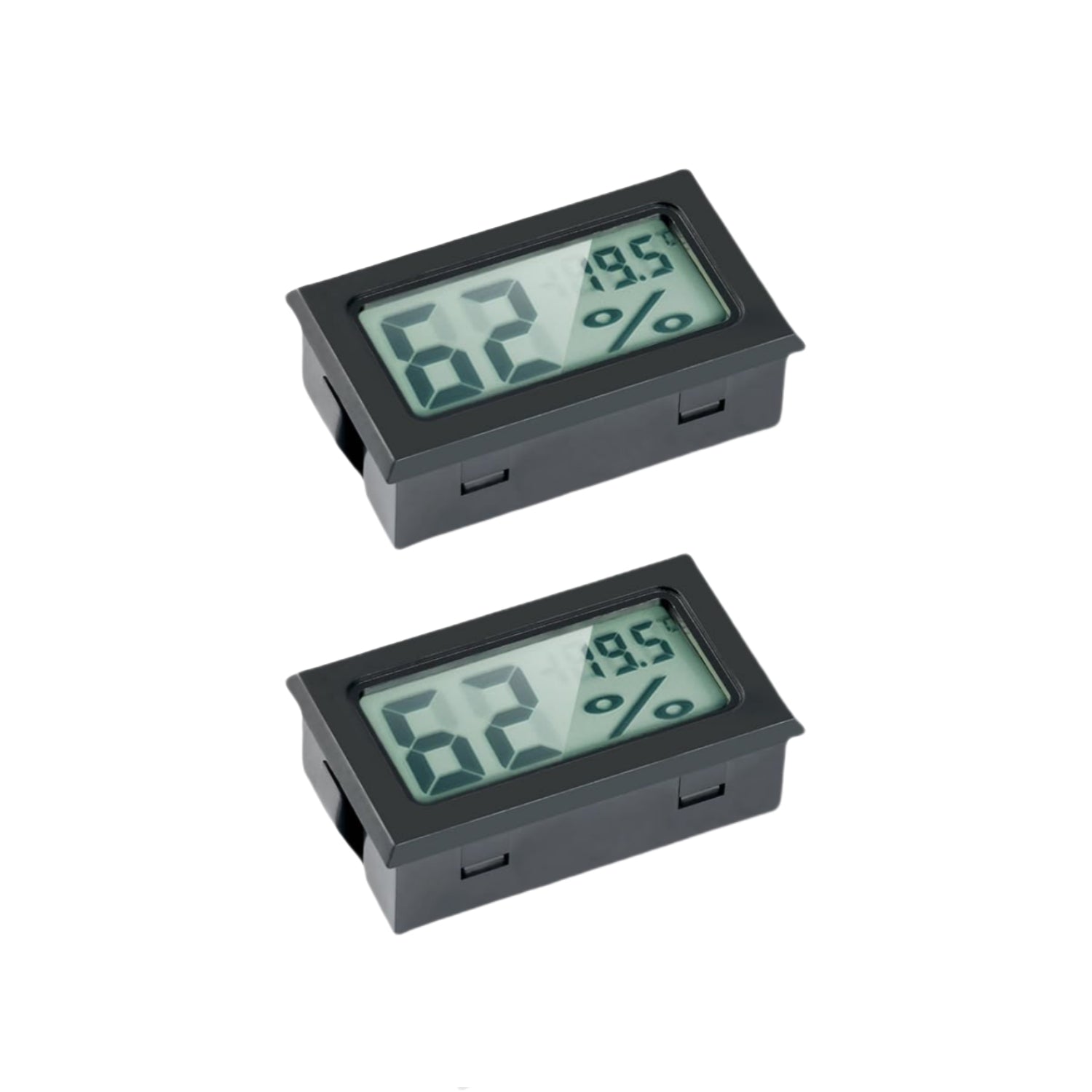 Mini Digital Hygrometer Thermometer - LCD Temperature and Humidity Meter for Humidors, Greenhouses, and Grow Tents