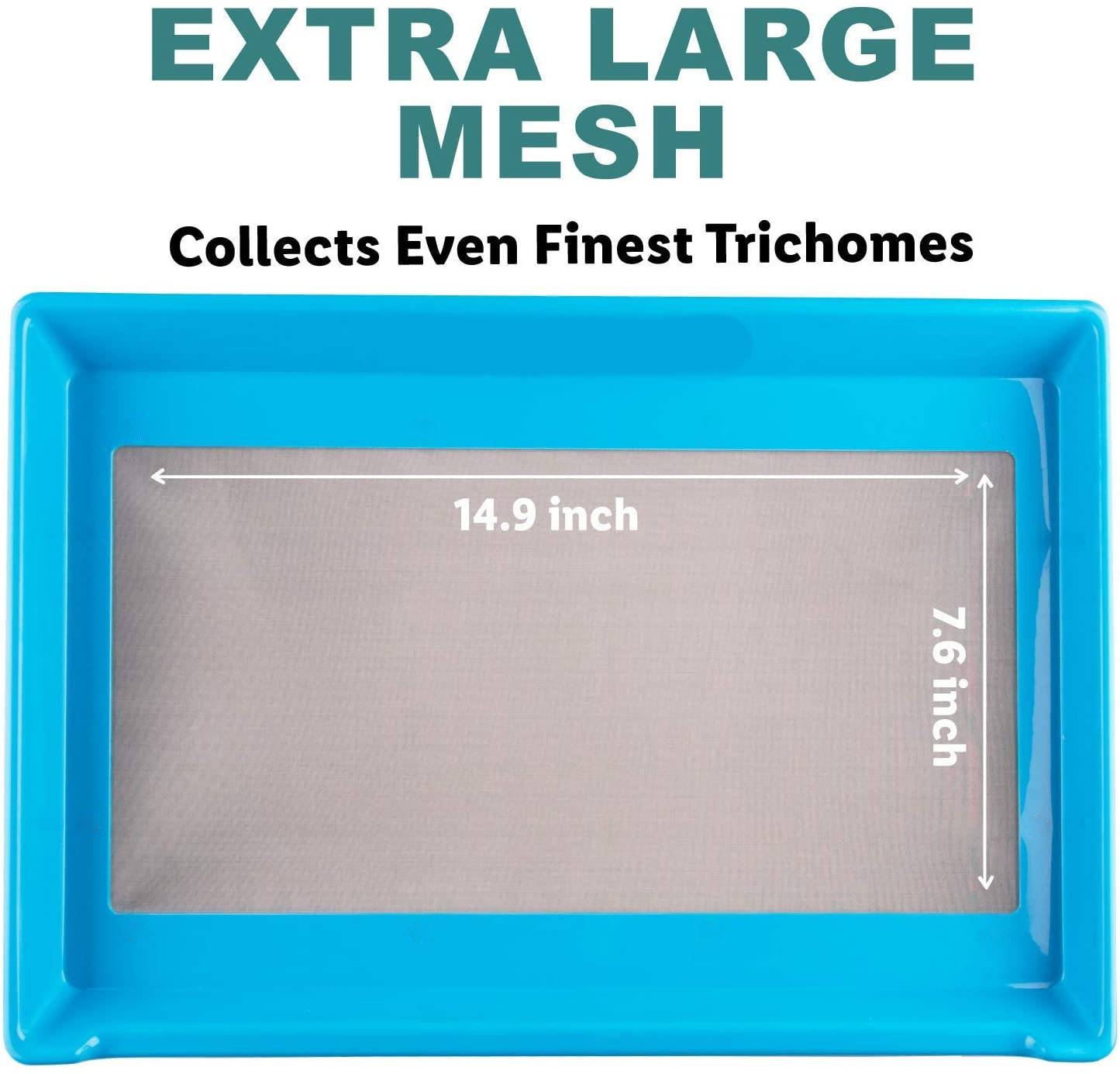 2-in-1 Trimming Tray Set with 150 Micron Mesh - Harvest Trim Bin for Buds, Herbs, and Flowers