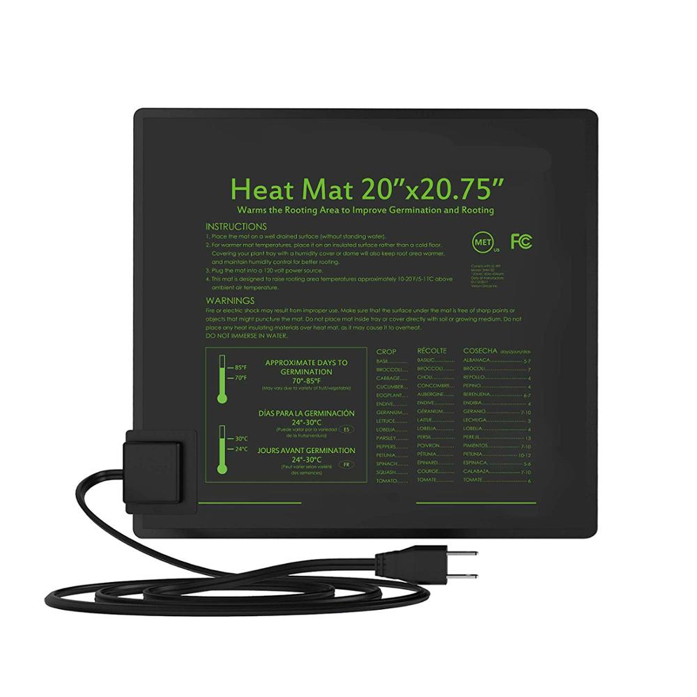 Durable Waterproof Seedling Heat Mat - Sizes 10''x20'', 20''x20'', 48''x20'' for Hydroponics, seedlings and clones