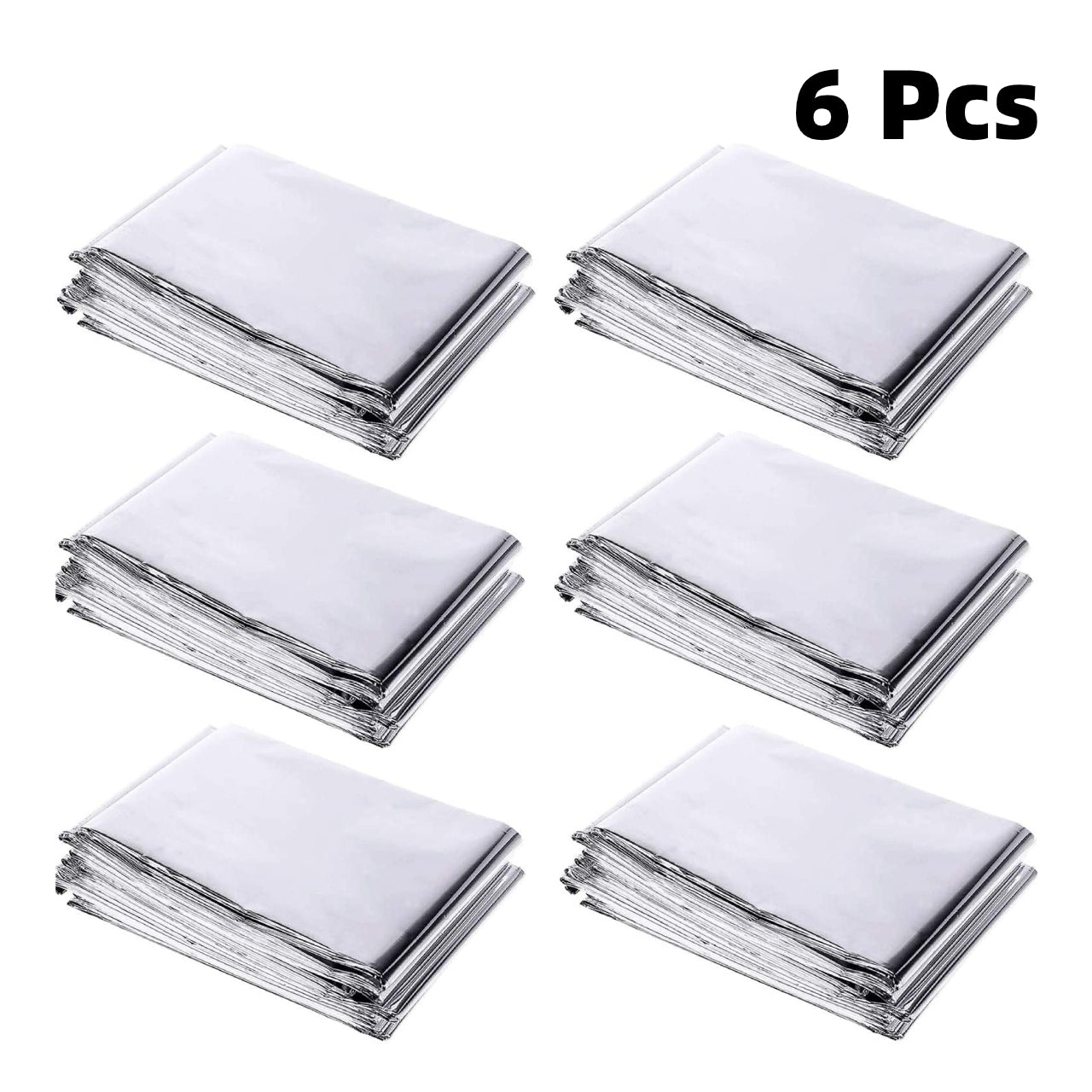 2/6 Pack Silver Reflective Mylar Films - 210x130cm for Grow Tents and Greenhouses