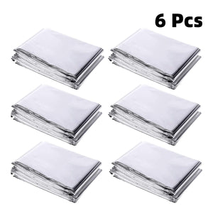 2/6 Pack Silver Reflective Mylar Films - 210x130cm for Grow Tents and Greenhouses