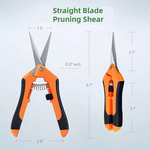 Growhouse 6.5 Inch (16.5 cm) Gardening Hand Pruning Shear