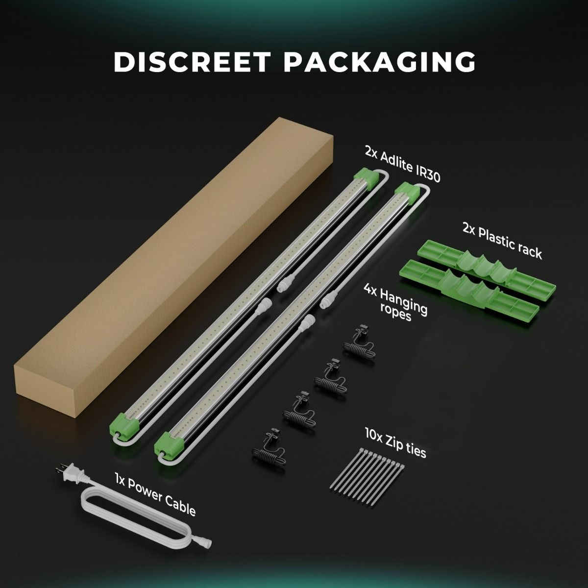 Mars Hydro Adlite IR30 730-745nm IR Supplemental LED Grow Light Bar (2-Pack)