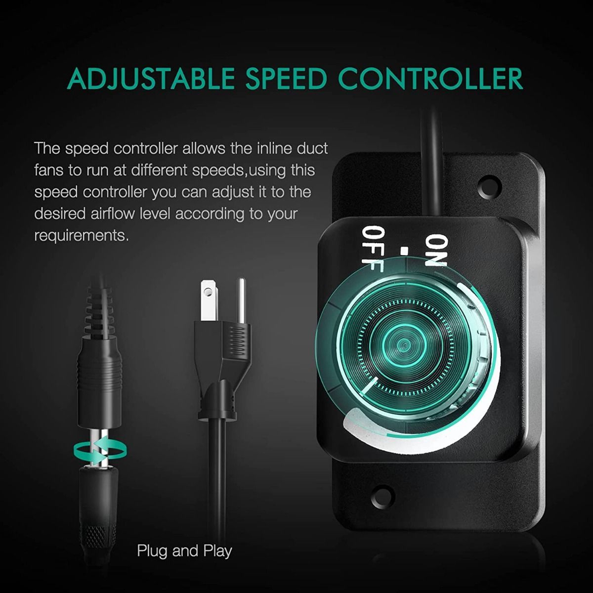 Mars Hydro FC-E6500 LED Grow Light + 5'x5' 60''X60''X80'' Complete Grow Tent Kits