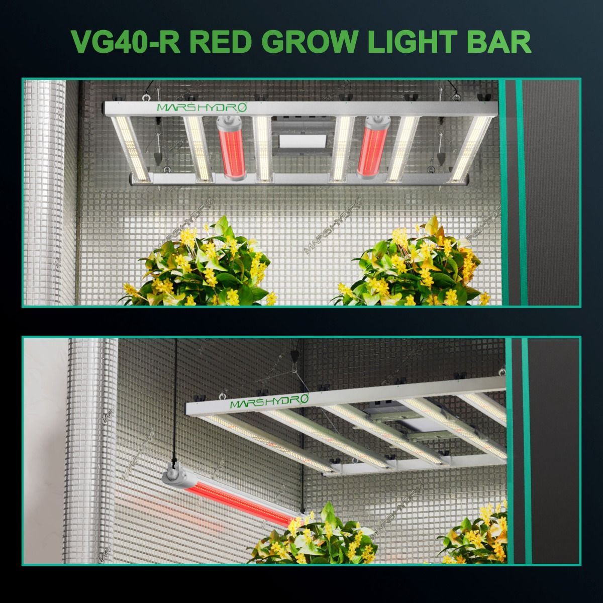 Mars Hydro VG40 Red LED Grow Light Supplemental 650-665nm Extended Spectrum