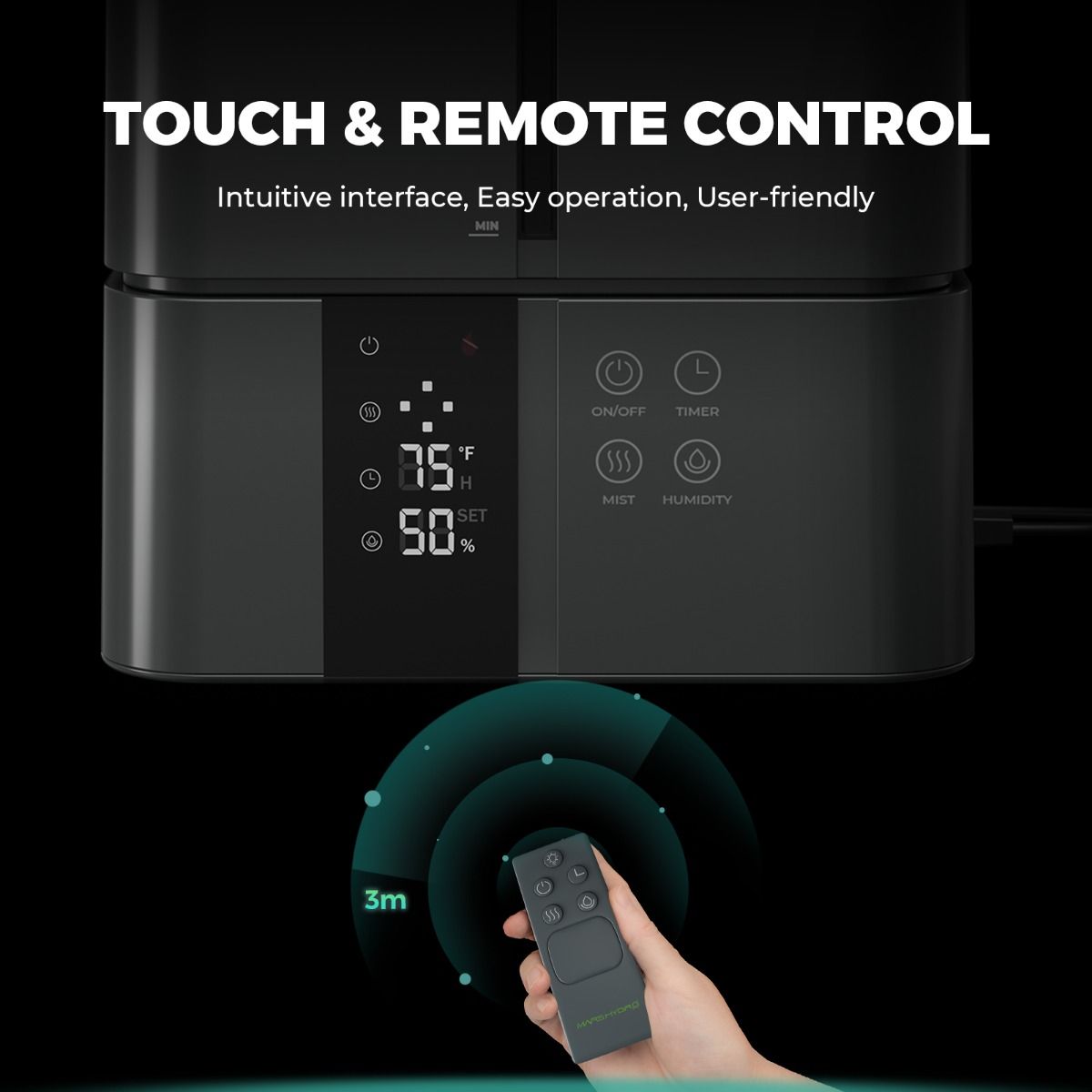 Mars Hydro 5L Ultrasonic Cool Mist Plant Humidifier