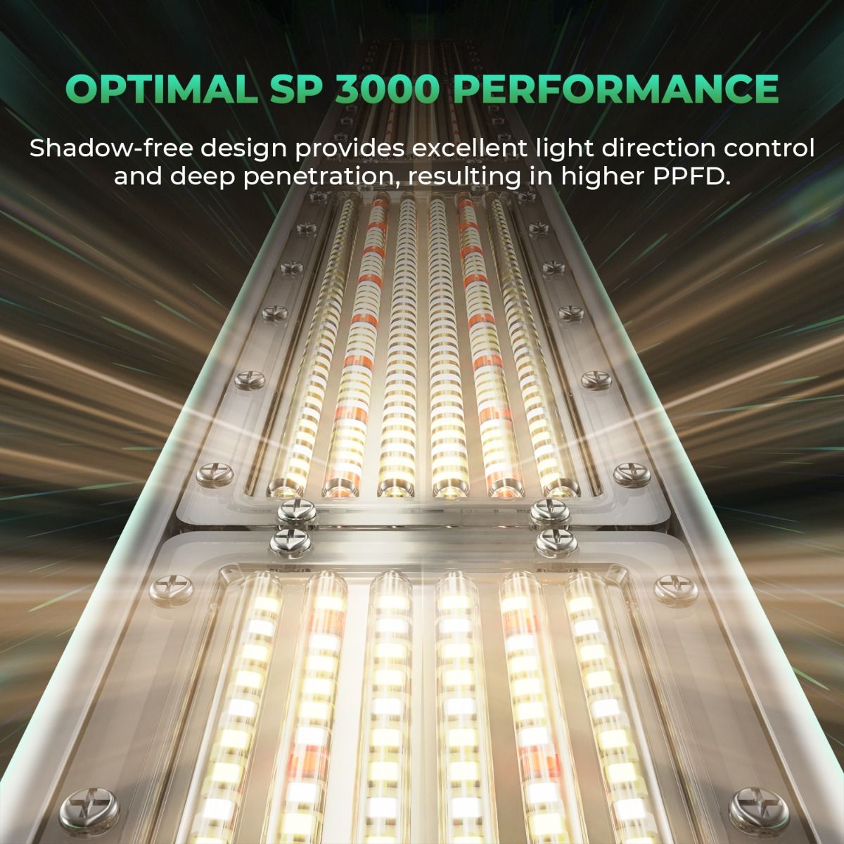 2024 NEW Mars Hydro SP 3000 300W LED Grow Light Greenhouse Edition