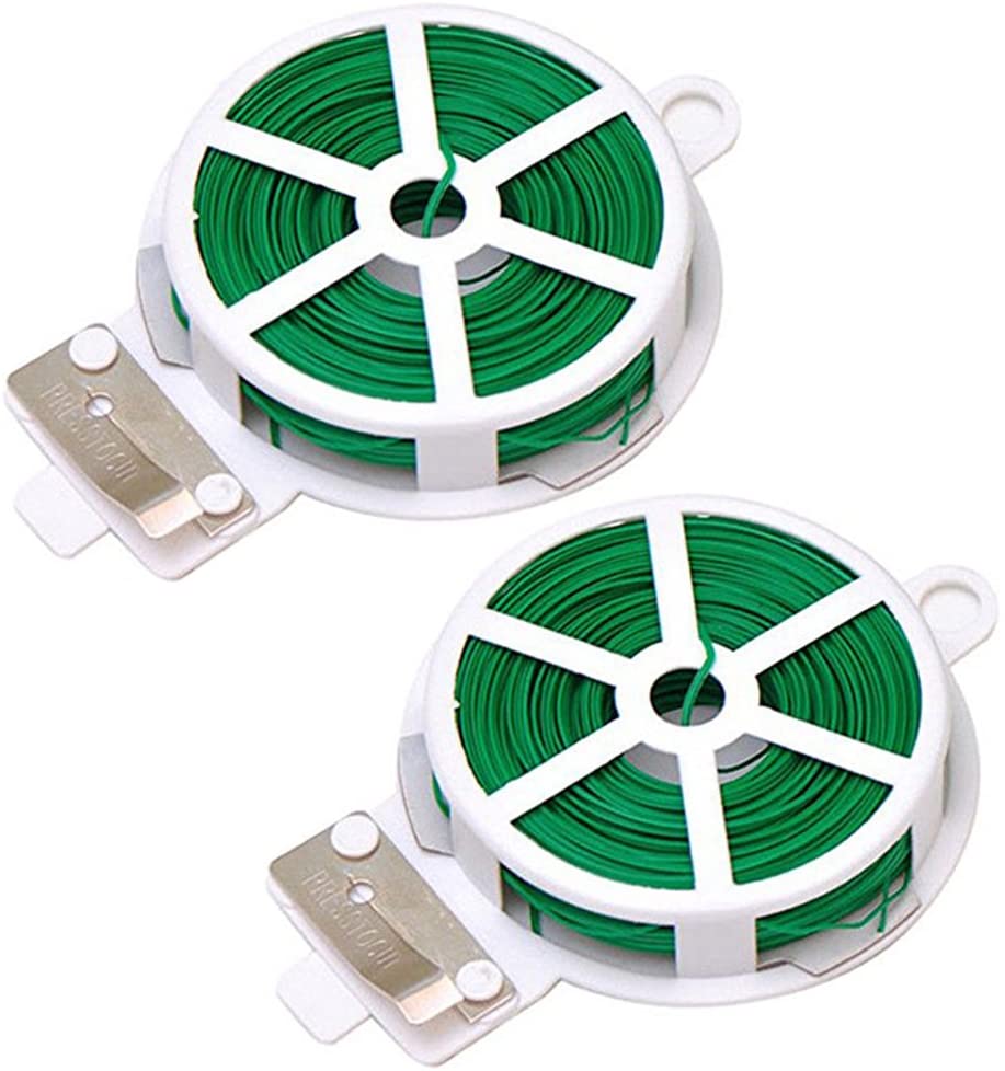 100ft (30m) Garden Tool Plant Twist Tie Roll with Cutter - Gardening, Training, and Cable Management