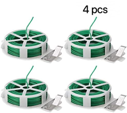 100ft (30m) Garden Tool Plant Twist Tie Roll with Cutter - Gardening, Training, and Cable Management