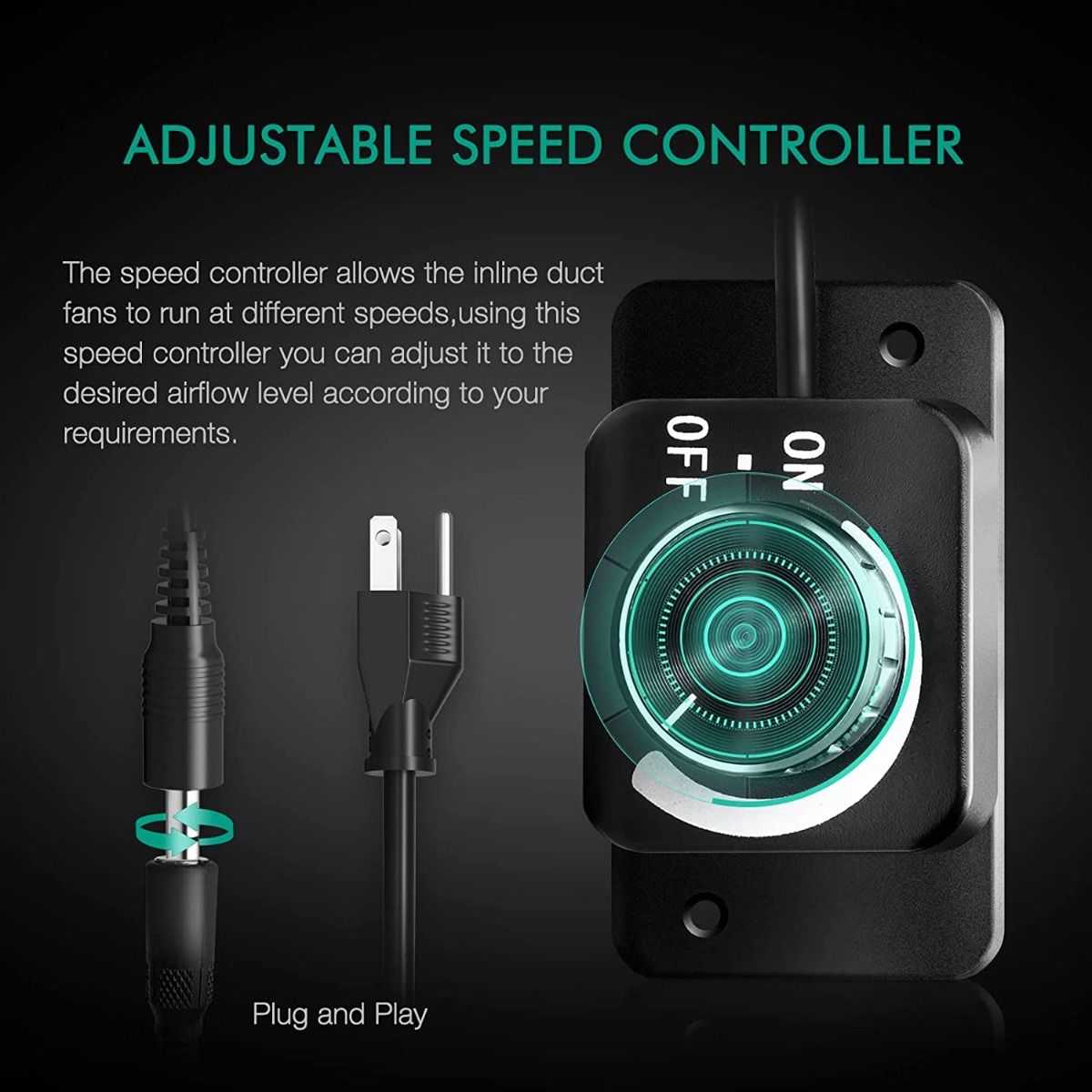 Mars Hydro FC4000 EVO LED Grow Light + 2'X4'(120X60X180CM)+4 Inch Inline Duct Fan Kits Indoor Complete Grow Tent Kits