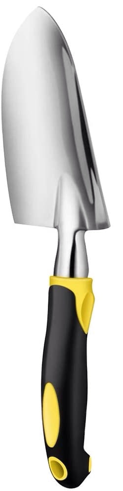 3-Piece 12'' Cast-Aluminum Gardening Tool Kit - Trowel, Transplant Trowel, Cultivator with Ergonomic Handles