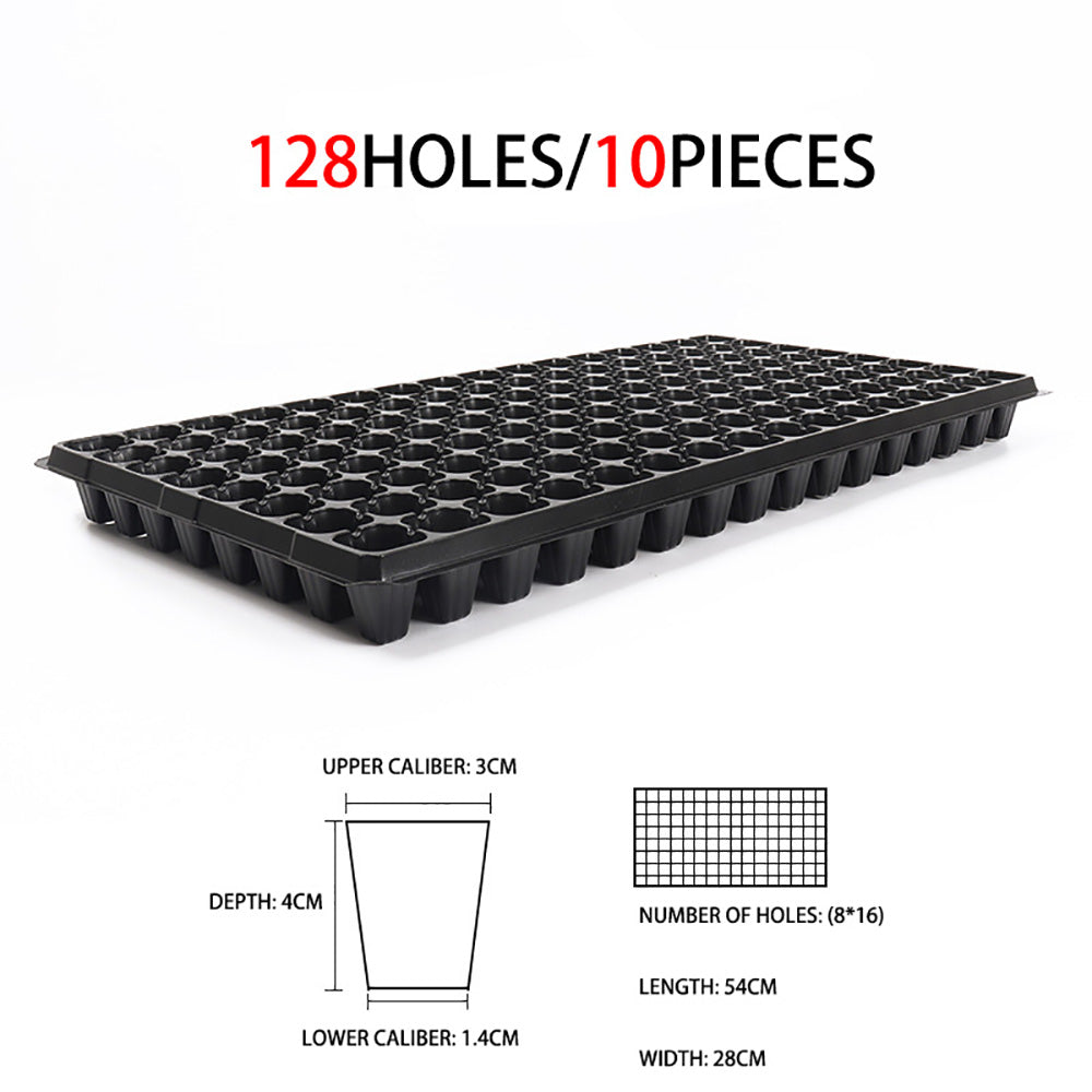Growhouse 10Pcs Cells Seedling Starter Tray Extra Strength