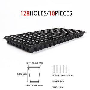 Growhouse 10Pcs Cells Seedling Starter Tray Extra Strength