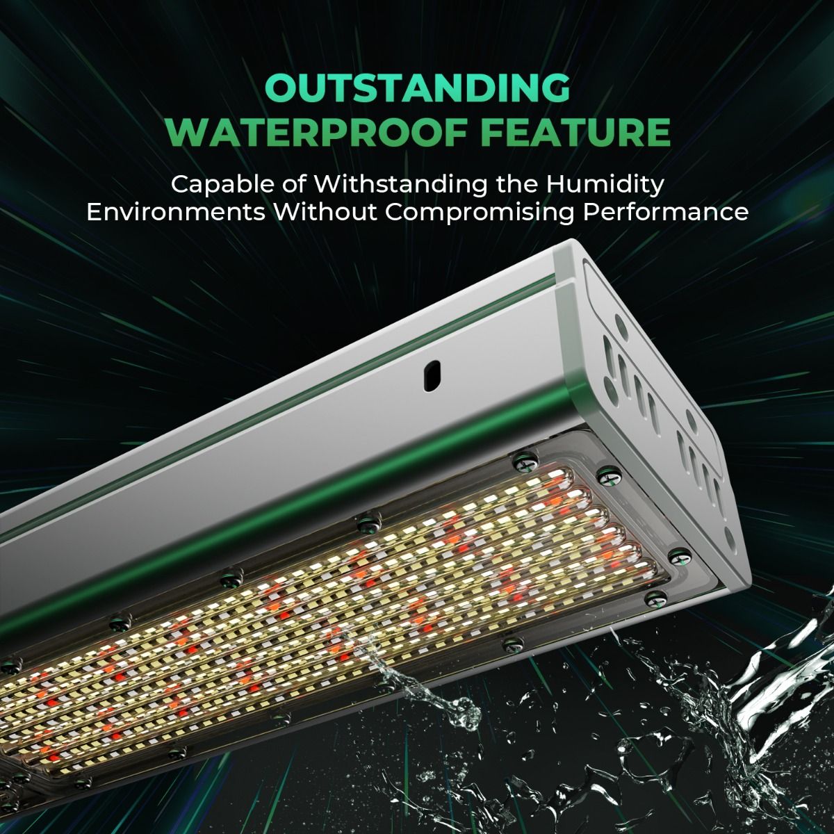 Mars Hydro SP 3000 LED Grow Light + 2'X4' grow tent+4 Inch Inline Duct Fan Indoor Complete Grow Tent Kits