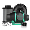 Mars Hydro 4 Inch Inline Duct Fan And Carbon Filter Combo With Speed Controller