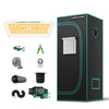 Mars Hydro TS1000 150W LED Grow Light + 2.3'X2.3'(70X70CM) Grow Tent Kits + 4” iFresh Full Fan Kits