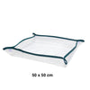 Waterproof Plant Repotting Mat - 50cm/68cm/100cm Square  Potting Tarp for Indoor Use