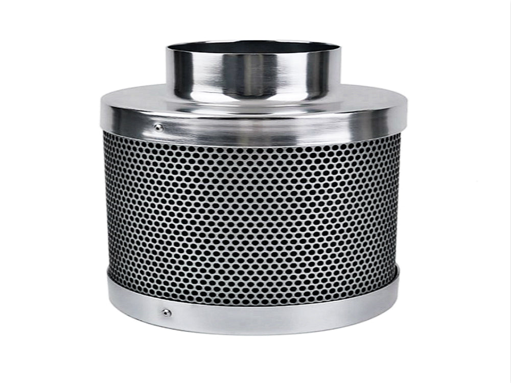 4'' Inline Duct Fan & Carbon Filter Combo - Odor Control for Grow Tents, EU/US Plug