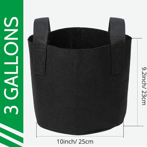 Growhouse Heavy Duty Grow Bags 1/2/3/5/7/10/20/30/40/50/100 Gallons