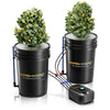 Premium Mars Hydro 5-Gallon DWC Hydroponic System Kit with 2 Buckets (8-inch each)