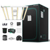 Mars Hydro FC-E4800 LED Grow Light + 4'x4' 48"X48"X80" Complete Grow Tent Kits