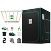Mars Hydro FC-E6500 LED Grow Light + 5'x5' 60''X60''X80'' Complete Grow Tent Kits with Smart Grow System