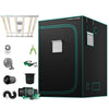 Mars Hydro FC-E4800 LED Grow Light + 4'x4' 48"X48"X80" Complete Grow Tent Kits with Smart Grow System