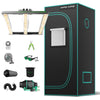 Mars Hydro FC-E1500 LED Grow Light + 2.3'x2.3' 27''X27''X63'' Complete Grow Tent Kits with Smart Grow System