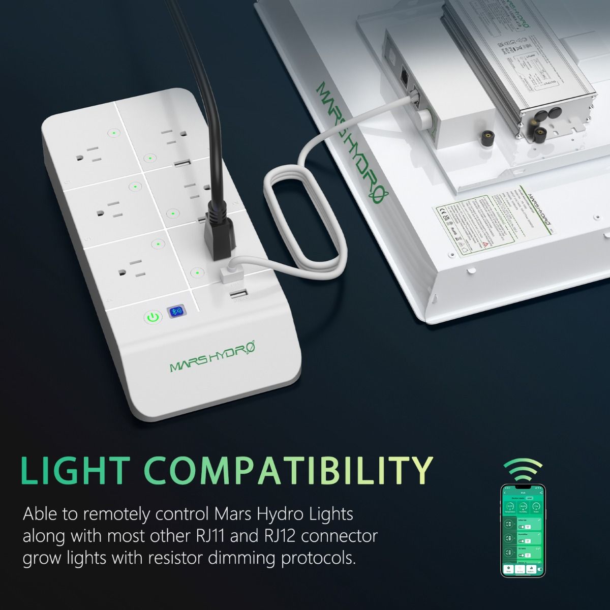 Mars Hydro iHub Smart Power Strip For Smart Indoor Grow