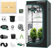 Mars Hydro TS 1000 LED Grow Light + 2.7'X2.7'(32"x32"x63") Indoor Complete Grow Tent Kits