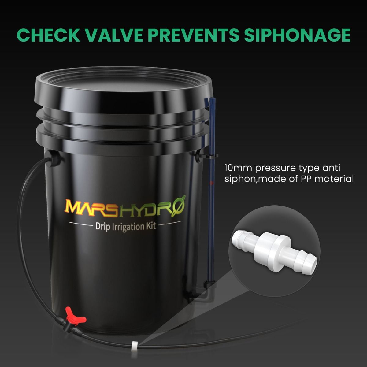 Mars Hydro Drip Irrigation Kits for 8 Indoor Growing Plants