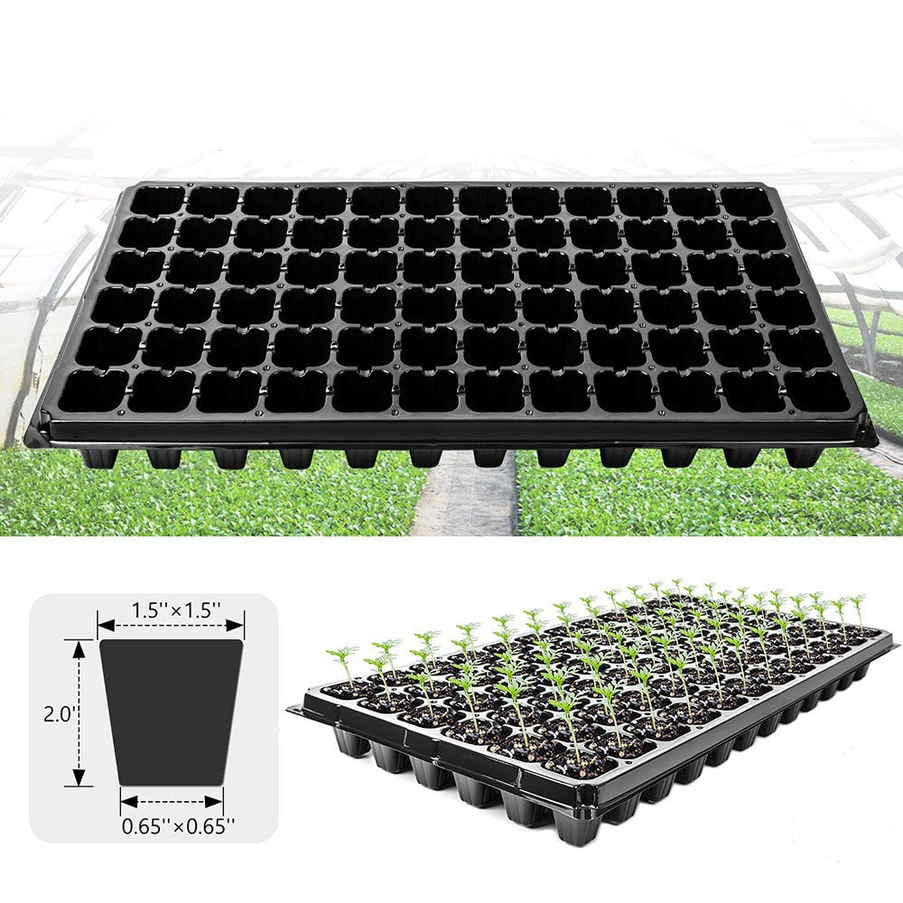 Growhouse 10Pcs Cells Seedling Starter Tray Extra Strength