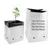 Growhouse Thick PE Grow Bags for Plants Seedling Nursery 10PCS Set, 4 Sizes